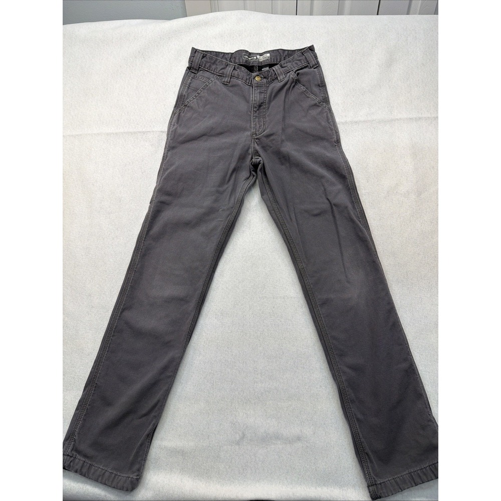Carhartt Relaxed Fit Mens 30 X‎ 34 Gray Pants  BN 3342-M Rugged Flex